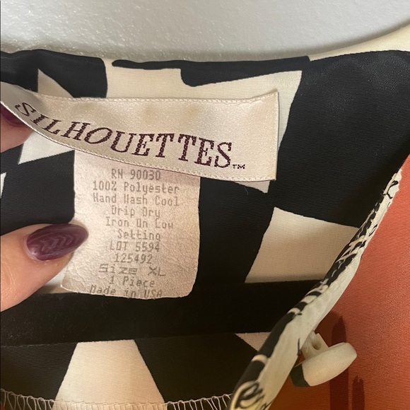 Bundle Vintage Patchwork Jacket + Wilson’s Leather Mini Skirt Outfit - Picture 9 of 9